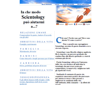 Tablet Screenshot of italian.scientologyhandbook.org